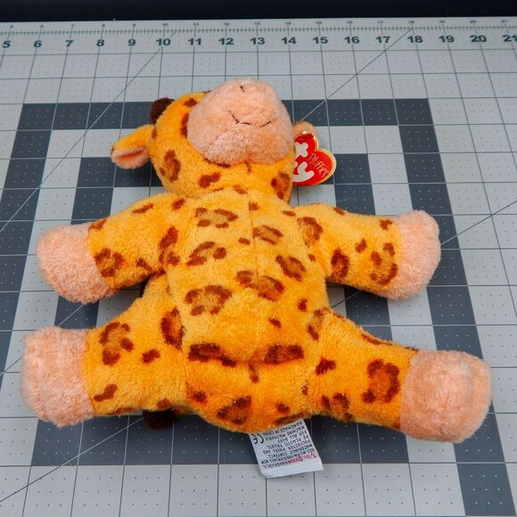 TY Pluffies Towers The Giraffe Orange Brown 9 In VTG Tylux Plush Stuffed Animal - Picture 11 of 12